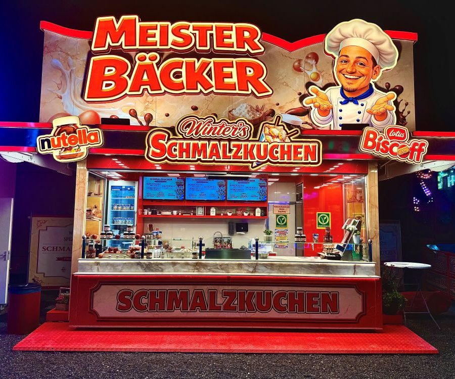 Imbiss&shy;geschäft „Schmalzkuchen“